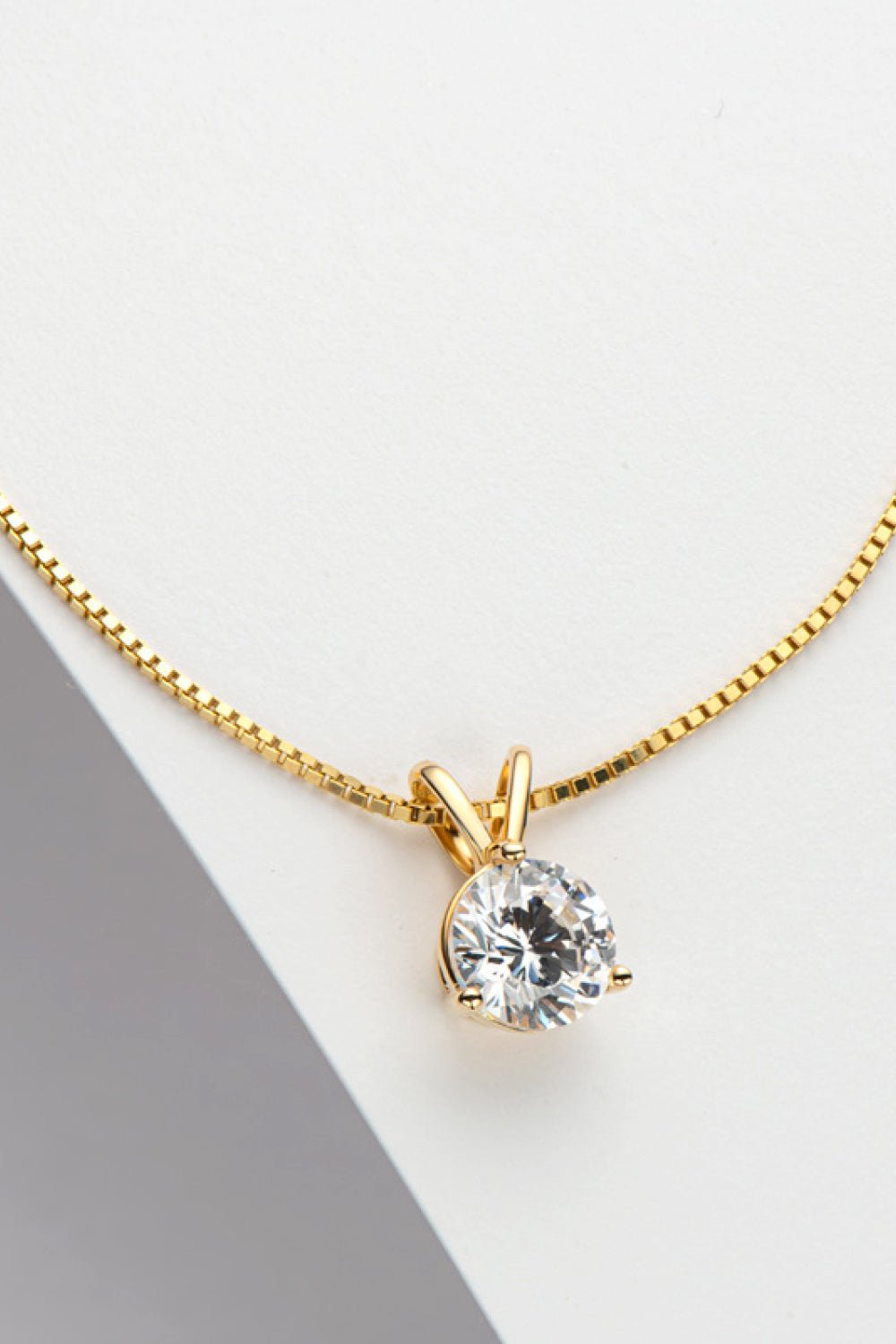 Show Off 1 Carat Moissanite Pendant Necklace - Shah S. Sahota