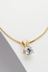 Show Off 1 Carat Moissanite Pendant Necklace - Shah S. Sahota