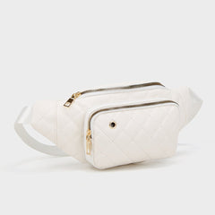 Simple Rhombus Pattern Crossbody Waist Bag - Shah S. Sahota