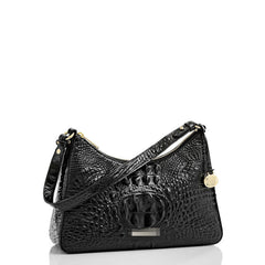 Retro Crocodile Pattern Baguette Bag - Shah S. Sahota