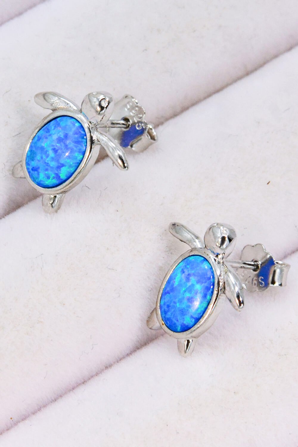 Opal Turtle Stud Earrings - Shah S. Sahota