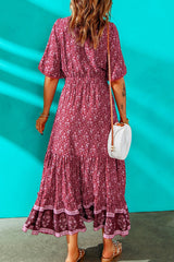 Bohemian Tassel Tie Pompom Detail Maxi Dress - Shah S. Sahota