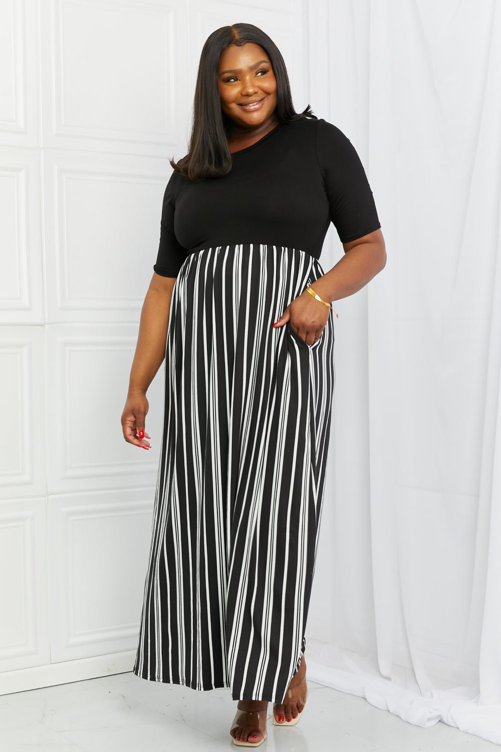Celeste Essential Full Size Maxi Dress - Shah S. Sahota