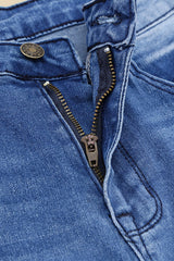 Distressed Flare Leg Jeans with Pockets - Shah S. Sahota