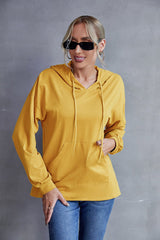 Box Pleated Drawstring Hoodie - Shah S. Sahota