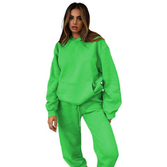 Pullover Long-Sleeved Hoodie & Tie Pocket Pants Sets - Shah S. Sahota