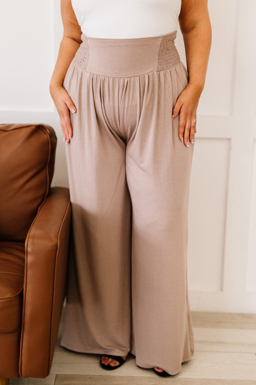 Zenana Easy Breezy Full Size Run Palazzo Pants - Shah S. Sahota