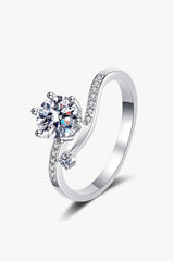 On My Mind 925 Sterling Silver Moissanite Ring - Shah S. Sahota