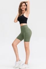 Exposed Seam Biker Shorts with Pockets - Shah S. Sahota