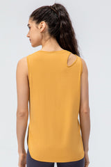 Cutout Side Slit Athletic Tank - Shah S. Sahota