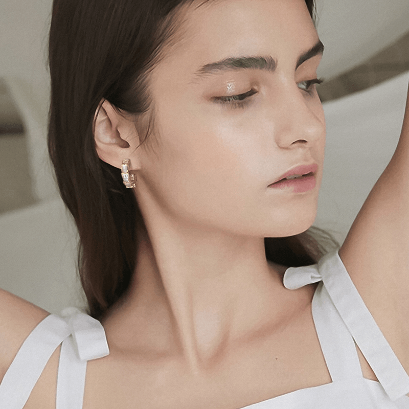 Small Silver Hoop Earrings - Shah S. Sahota