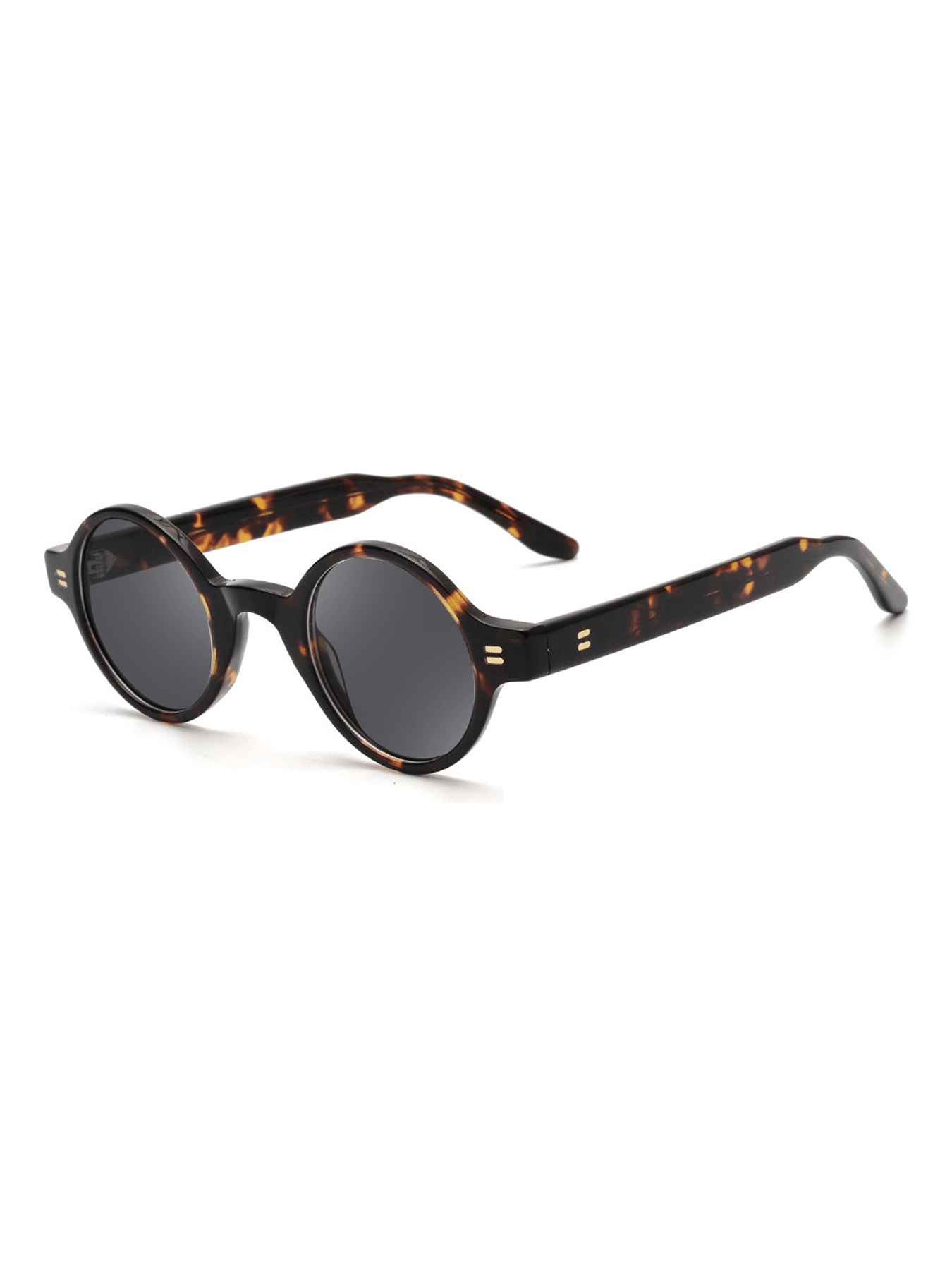 Classic Retro Embellished Round Sunglasses - Shah S. Sahota