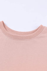 Side Slit Drop Shoulder Sweatshirt - Shah S. Sahota