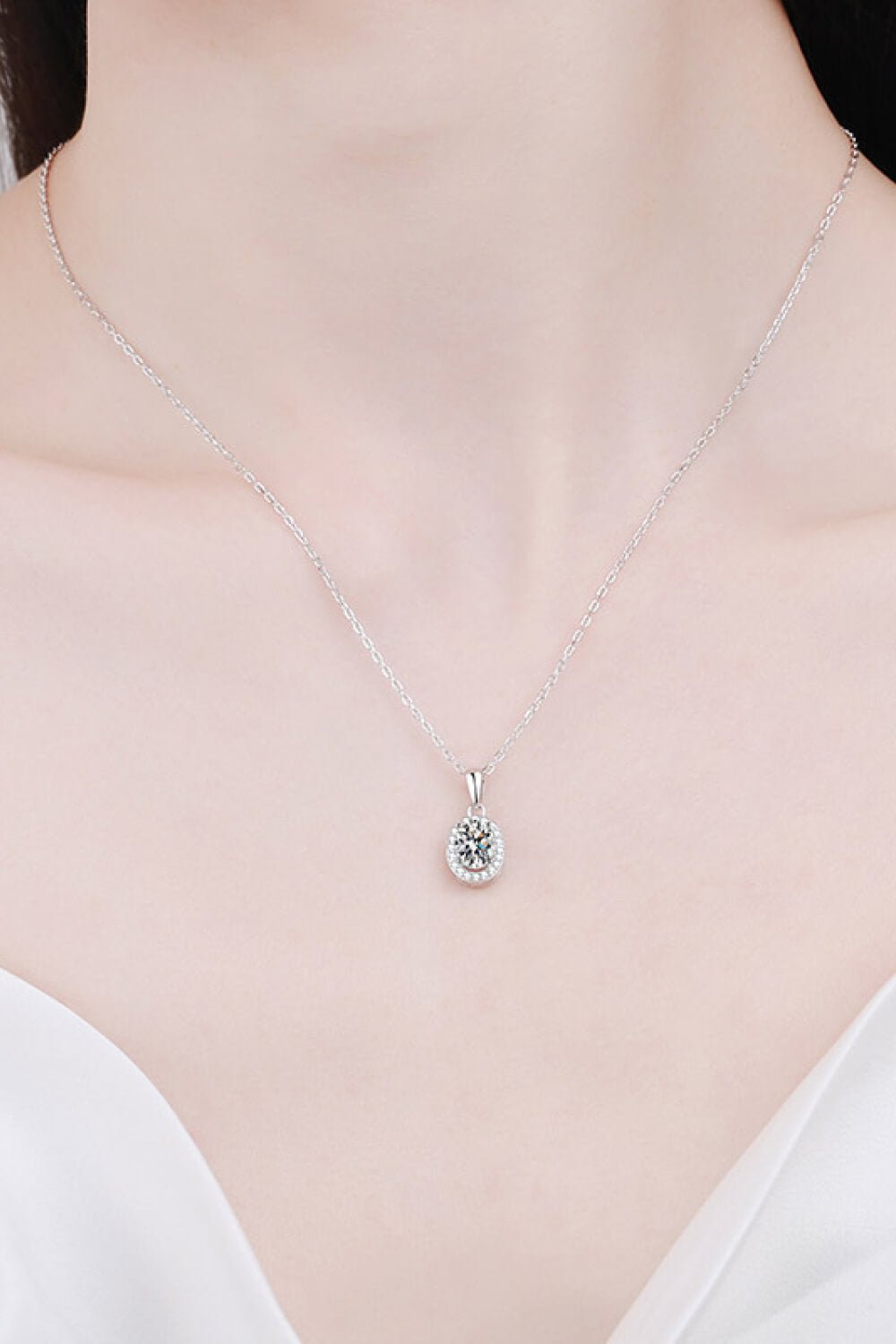 Be The One 1 Carat Moissanite Pendant Necklace - Shah S. Sahota