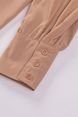 Gathered Detail Puff Sleeve Shirt - Shah S. Sahota