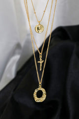 3-Piece 18K Gold-Plated Pendant Necklace - Shah S. Sahota