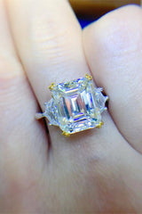 5 Carat Moissanite 925 Sterling Silver Ring - Shah S. Sahota