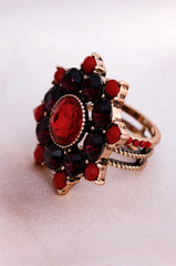 Glass Pixel Floral Ring - Shah S. Sahota