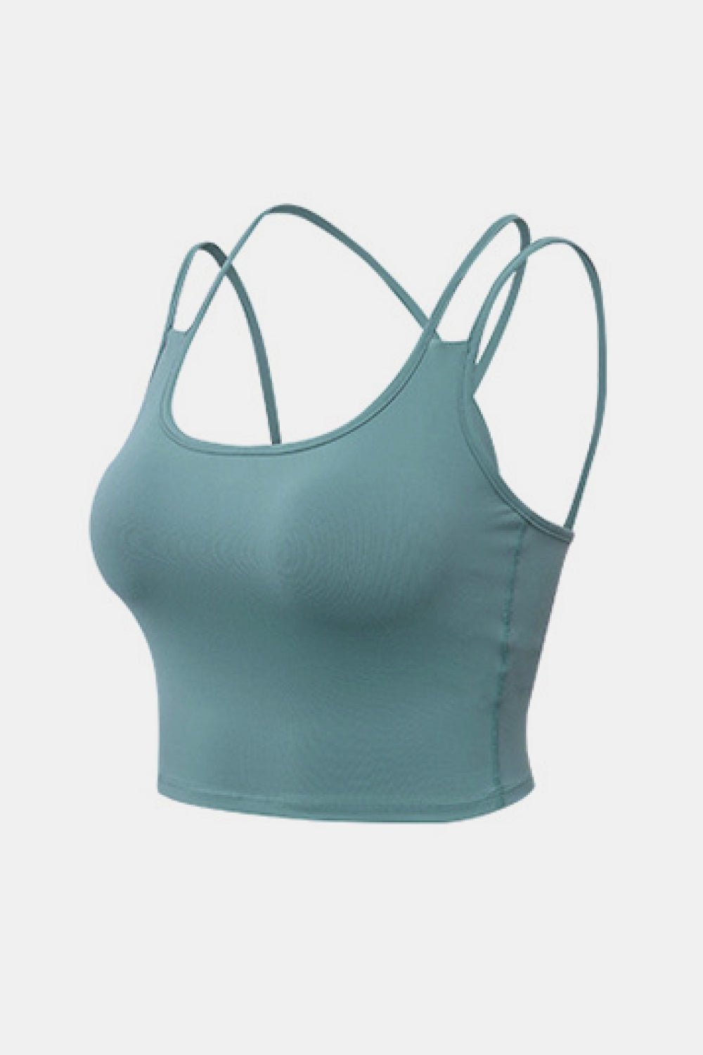 Double-Strap Cropped Yoga Cami - Shah S. Sahota