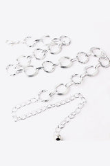 Aluminum Alloy Circle Chain Belt - Shah S. Sahota