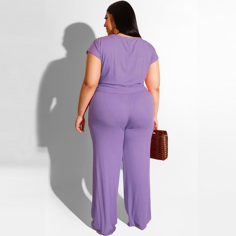 Women‘s Solid Color Two Piece Set - Shah S. Sahota