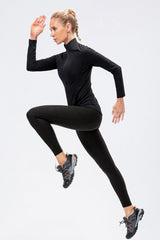 Zip Up Exposed Seam Top with Pockets - Shah S. Sahota
