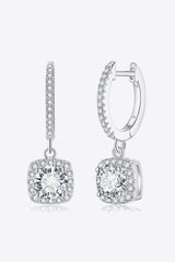 Moissanite Huggie Drop Earrings - Shah S. Sahota