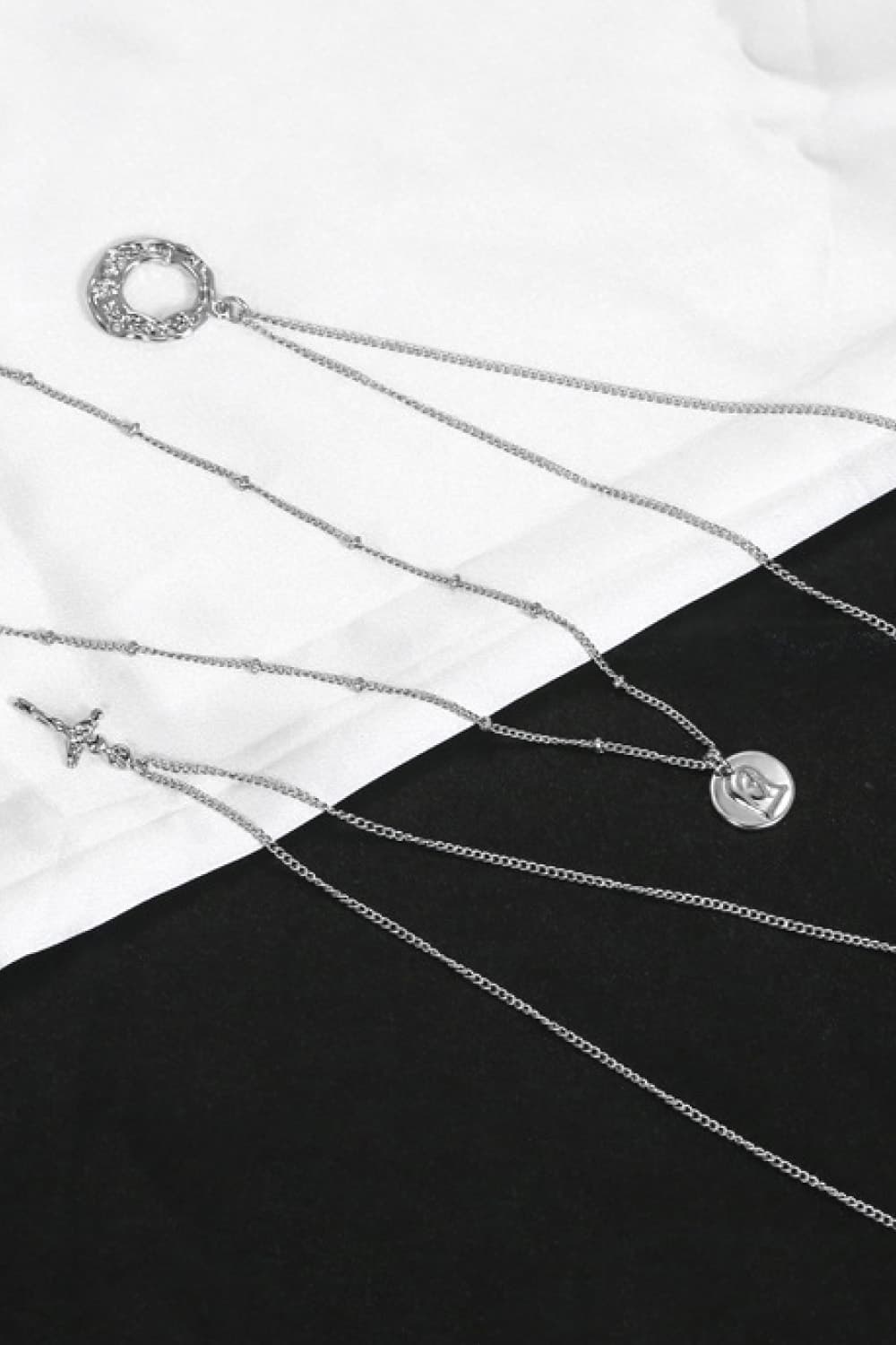 3-Piece 18K Gold-Plated Pendant Necklace - Shah S. Sahota