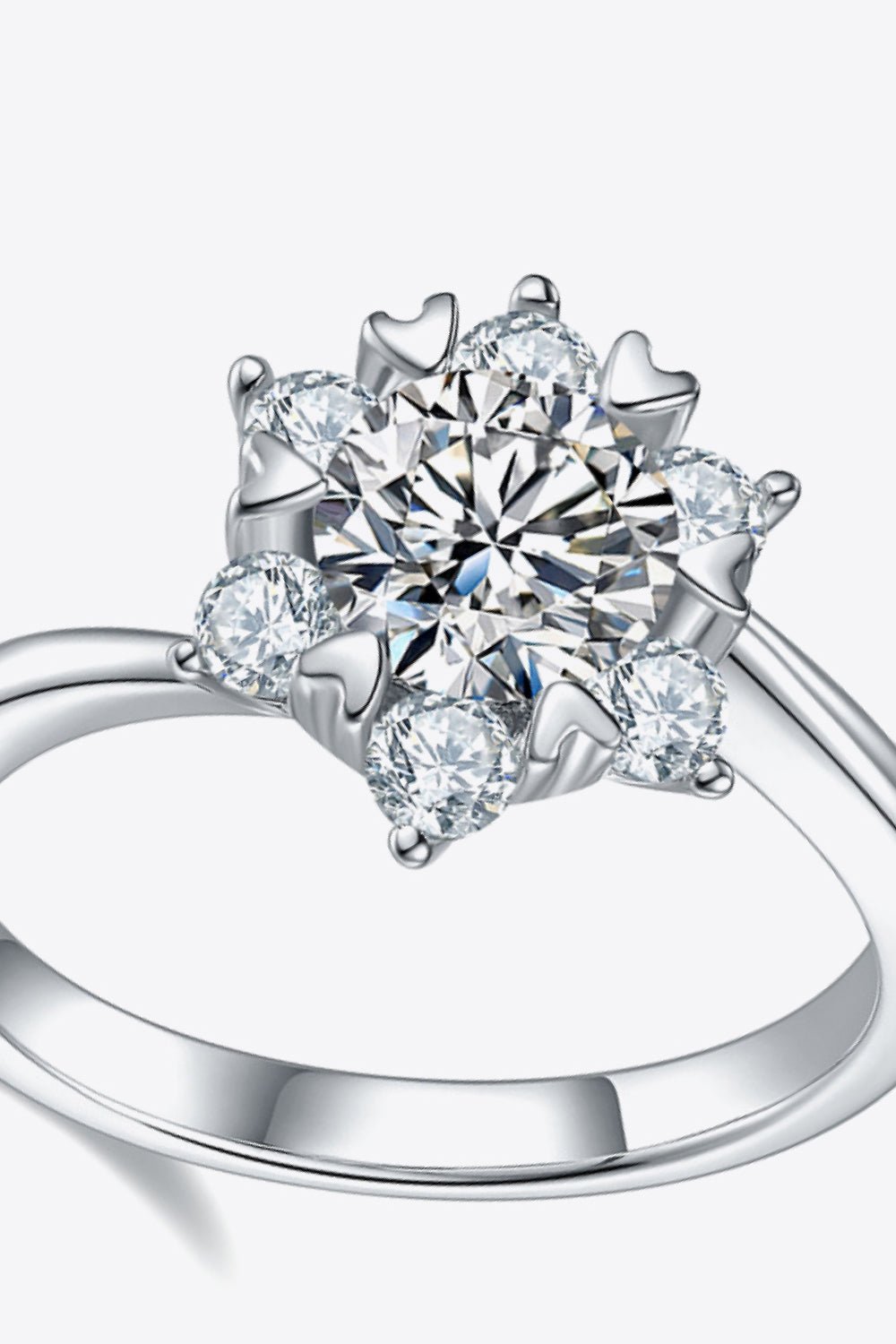 1 Carat Moissanite Zircon Ring - Shah S. Sahota
