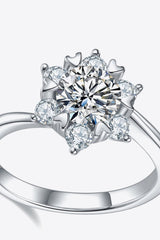 1 Carat Moissanite Zircon Ring - Shah S. Sahota