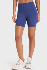 Staying Cozy Wide Waistband Biker Shorts - Shah S. Sahota