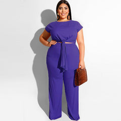 Women‘s Solid Color Two Piece Set - Shah S. Sahota