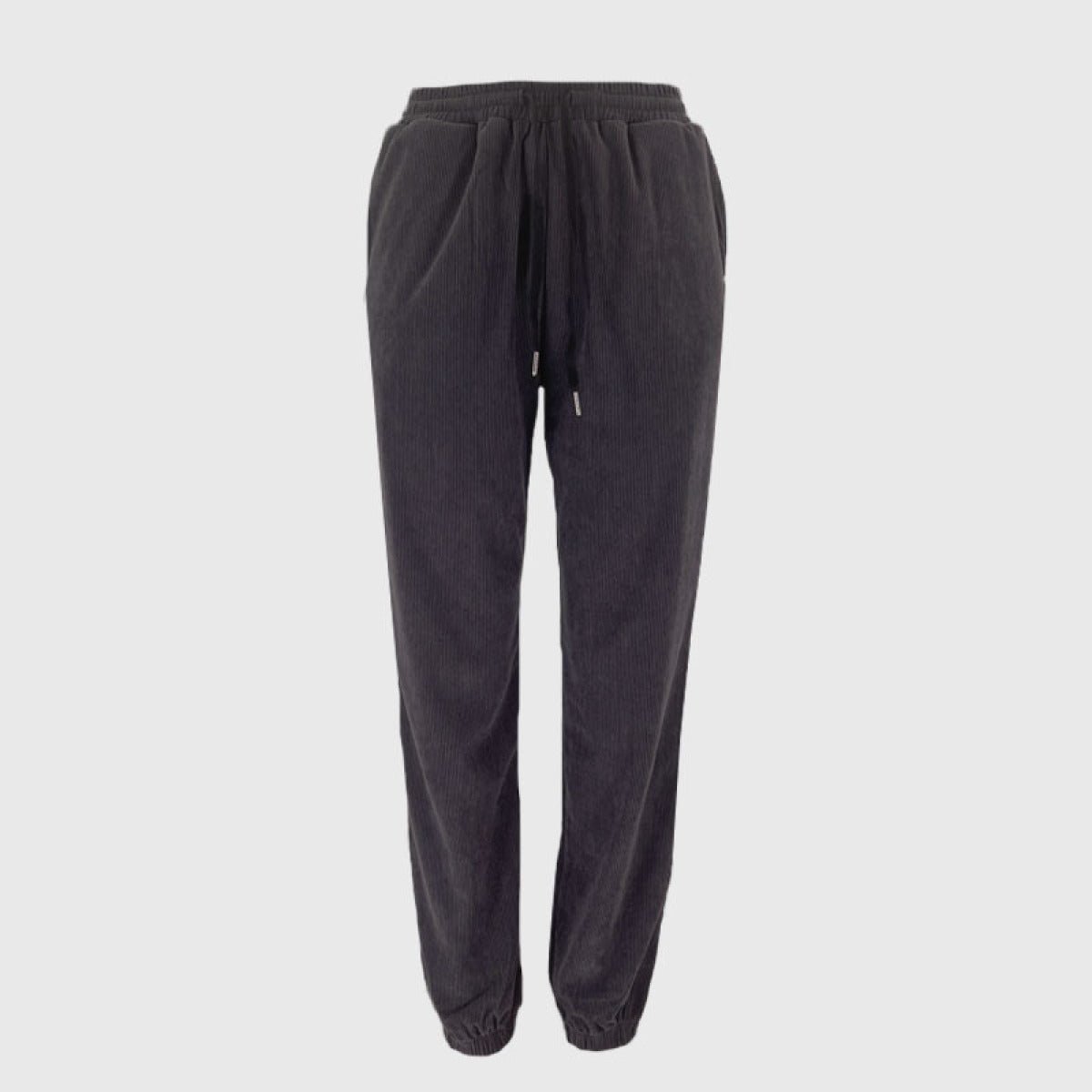 Corduroy Crew Neck Pullover Long Sleeve Sweatshirts & TiePants Two-Piece Sets - Shah S. Sahota