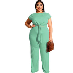 Women‘s Solid Color Two Piece Set - Shah S. Sahota