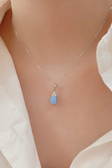 Find Your Center Opal Pendant Necklace - Shah S. Sahota