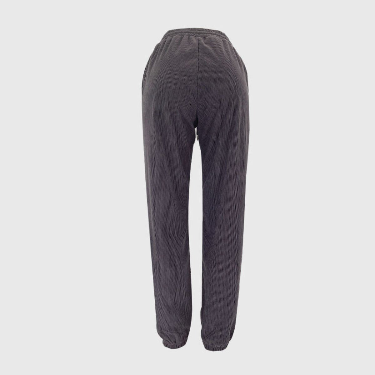 Corduroy Crew Neck Pullover Long Sleeve Sweatshirts & TiePants Two-Piece Sets - Shah S. Sahota