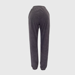 Corduroy Crew Neck Pullover Long Sleeve Sweatshirts & TiePants Two-Piece Sets - Shah S. Sahota