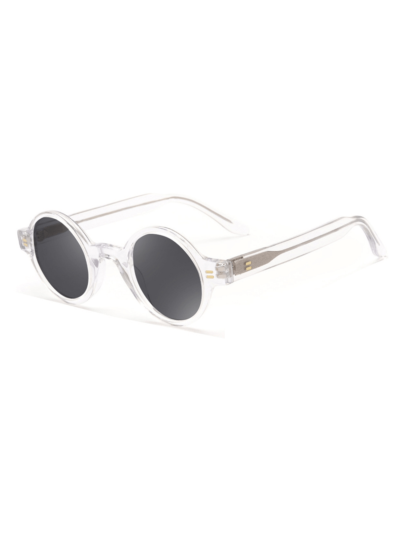 Classic Retro Embellished Round Sunglasses - Shah S. Sahota
