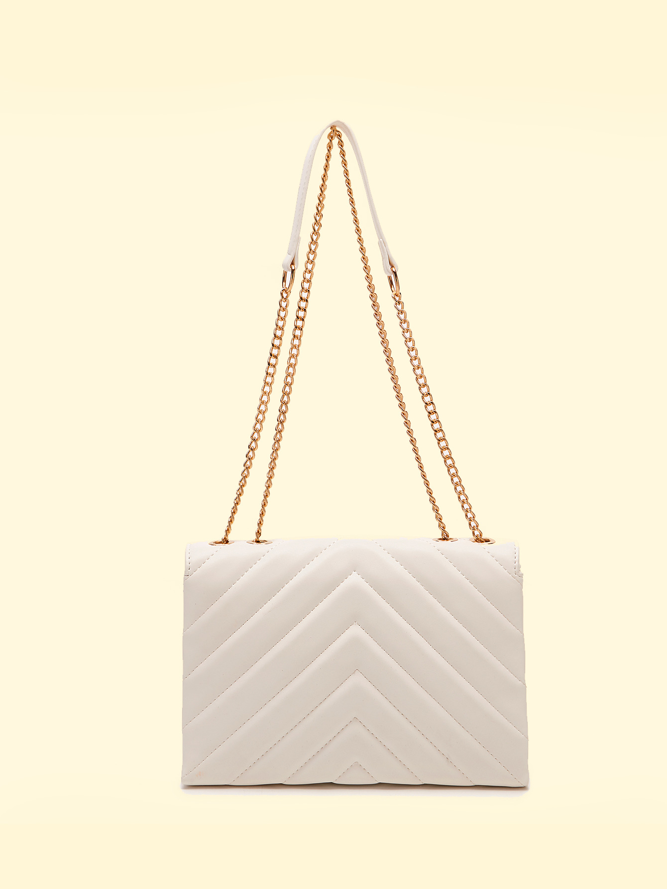 Basic Quilted Chain Shoulder Bag - Shah S. Sahota