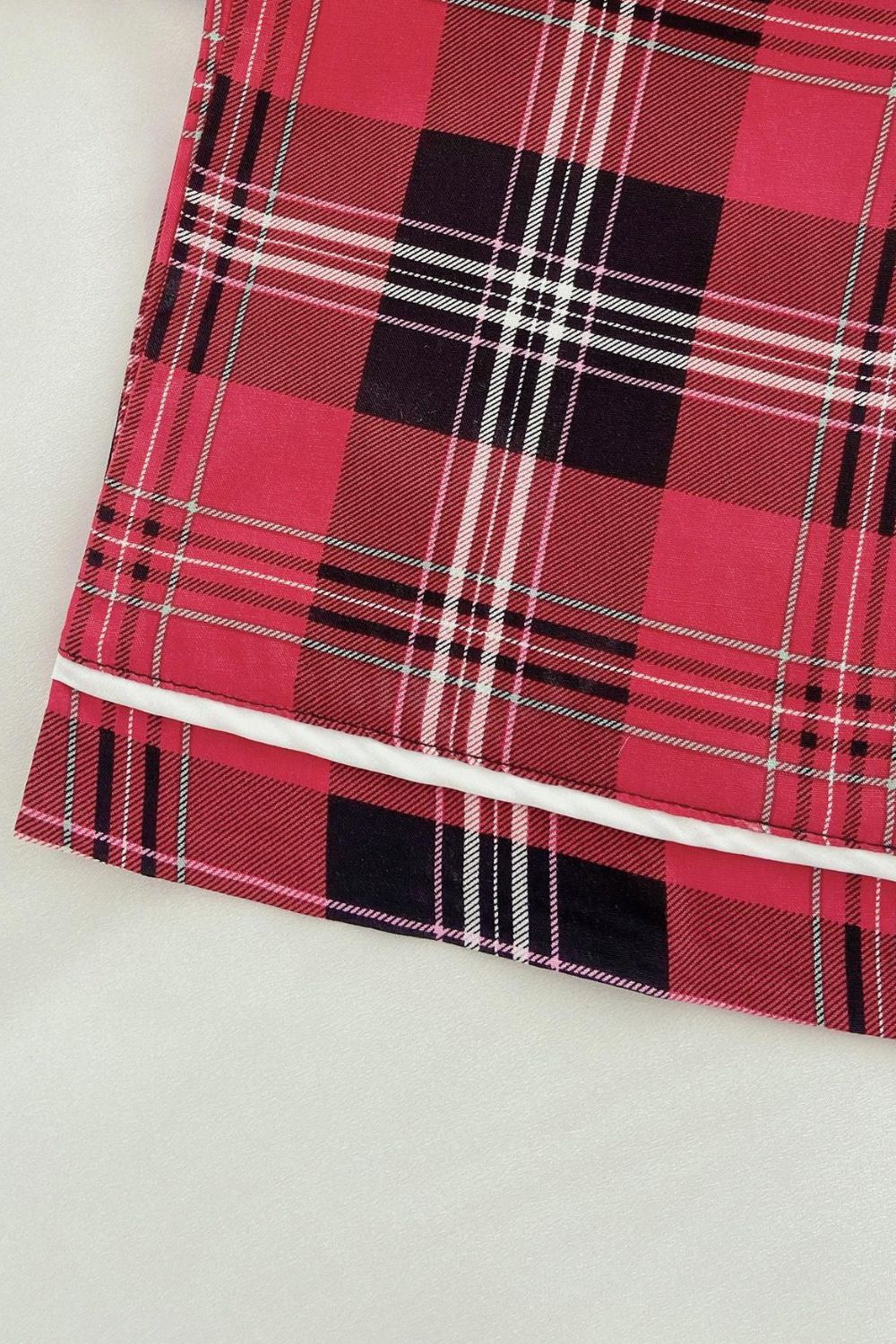 Plaid Tied Loungewear Pants - Shah S. Sahota