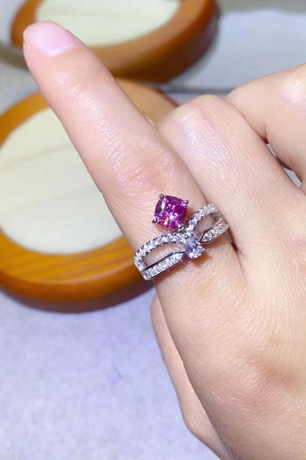 At Your Best 1 Carat Moissanite Ring - Shah S. Sahota