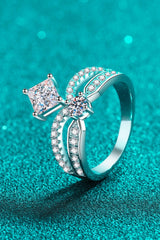 925 Sterling Silver Moissanite Crown Ring - Shah S. Sahota