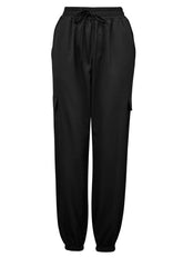 Loose Elastic Waist With Tie Pocket Pants - Shah S. Sahota