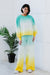 Zenana Hello Summer Full Size Run Ombre Wide Leg Sweat Pants - Shah S. Sahota