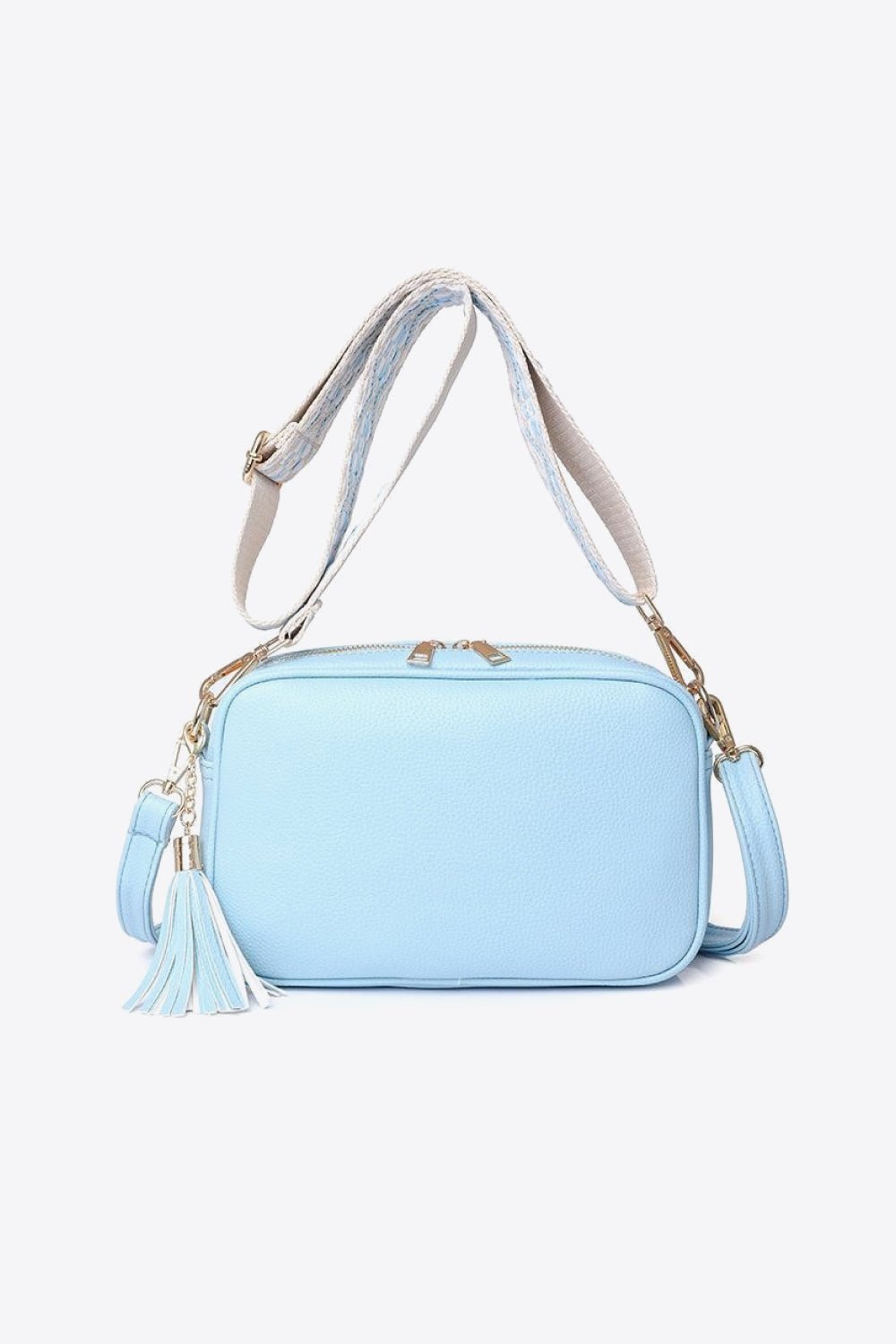 PU Leather Tassel Crossbody Bag - Shah S. Sahota