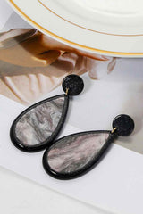 Teardrop Acrylic Earrings - Shah S. Sahota
