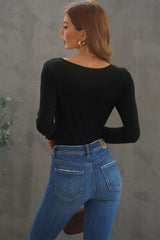 Contrast Lace Button Up Top - Shah S. Sahota