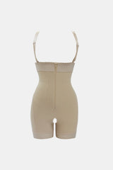 Full Size Zip Up Under-Bust Shaping Bodysuit - Shah S. Sahota