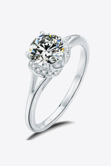 1 Carat Moissanite Split Shank Ring - Shah S. Sahota