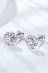 925 Sterling Silver Moissanite Stud Earrings - Shah S. Sahota